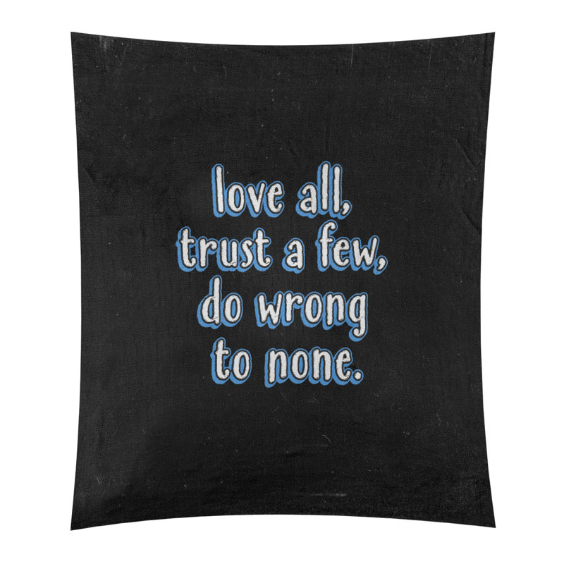 Polyester Tapestry, 27.5" H x 37.5" W, Blue