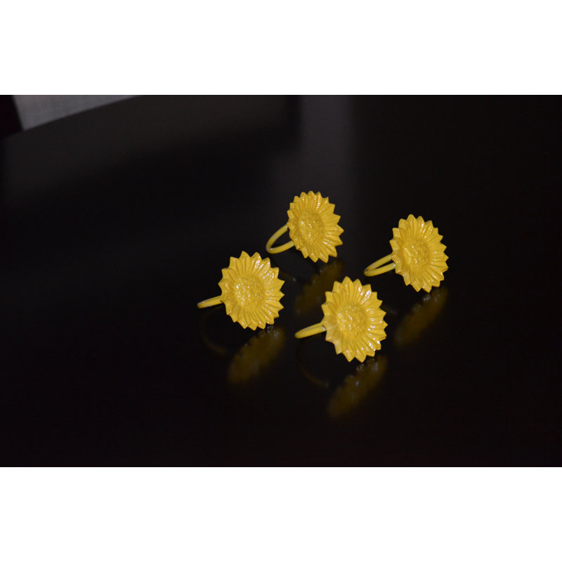 Metal Napkin Ring, Yellow