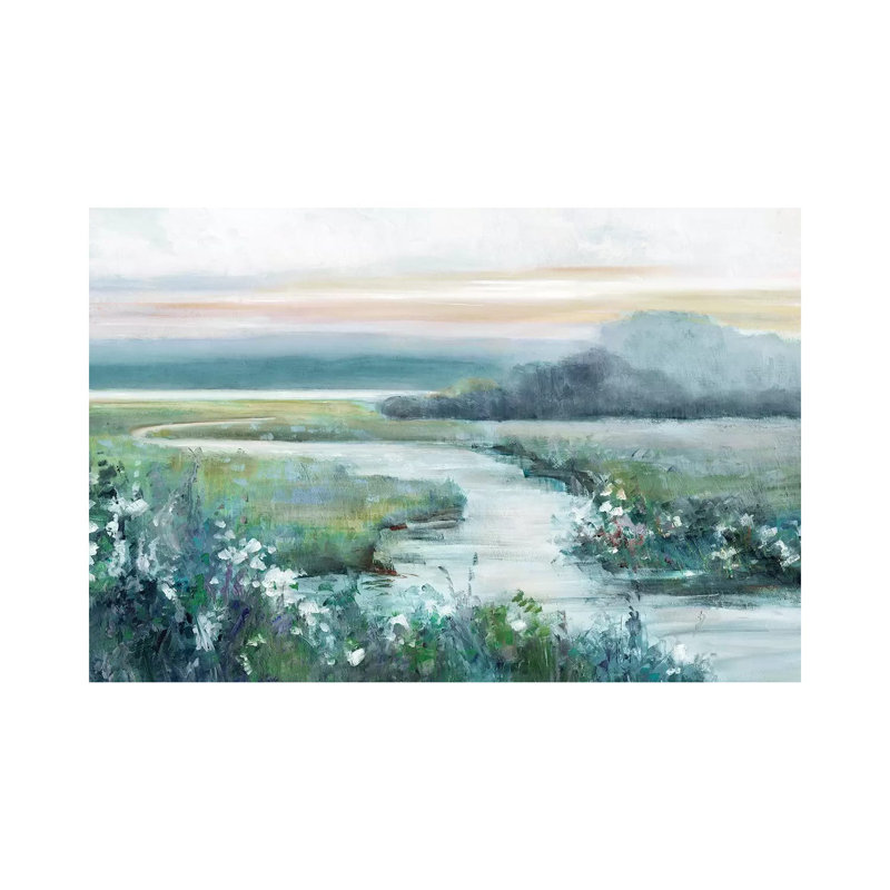 Eternity In Twilight by Sally Swatland - Print on Canvas, Wrapped Canvas, 20.32 cm H x 30.48 cm W