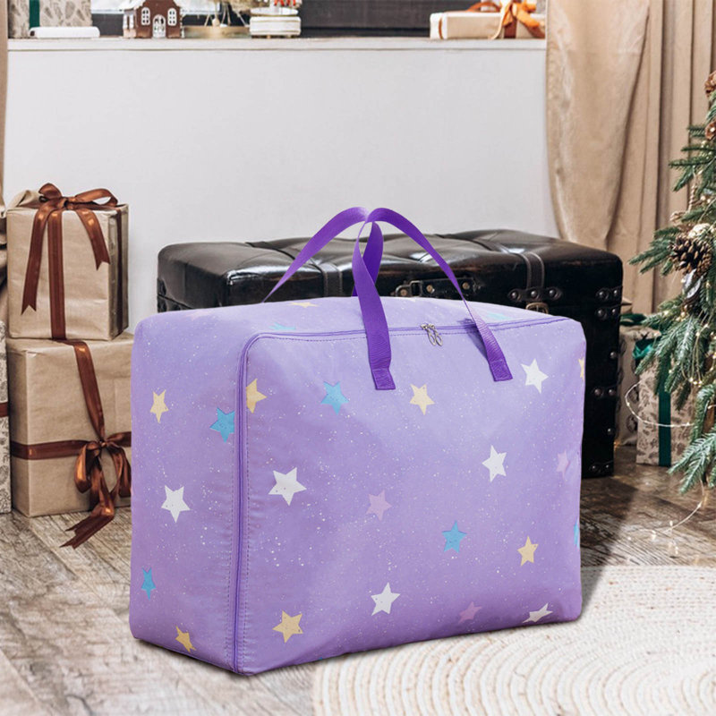  Non-woven Storage Bags Heavy Duty Packing Moving Bags, Large Capacity Clothes Storage Bins Portable Storage Containers with Reinforced Handles for Clothing, Sweater, Comforter, Bedding
