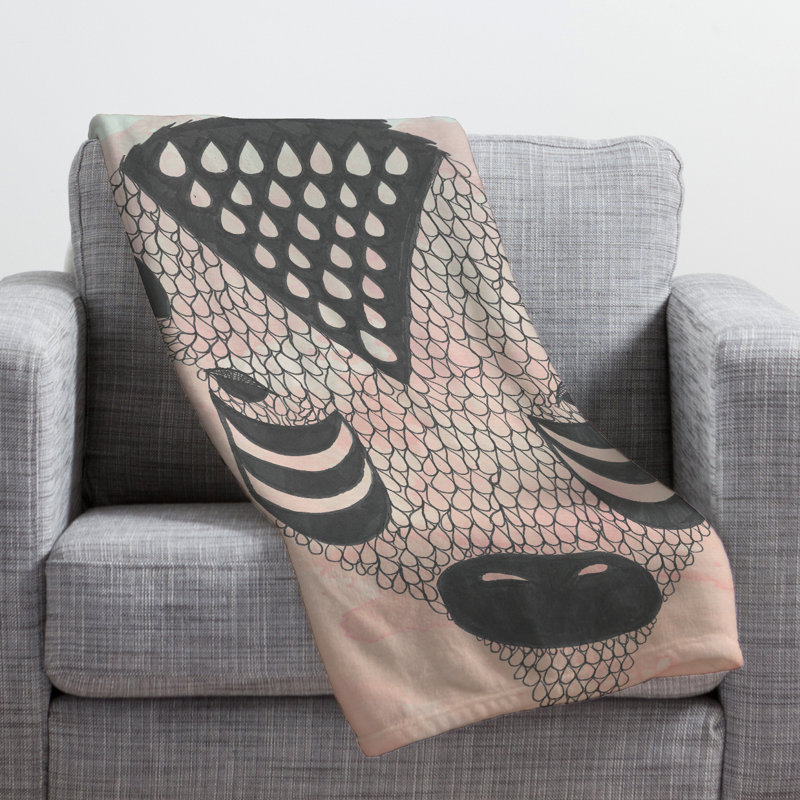 Wesley Bird Knitted Throw Blanket, Large