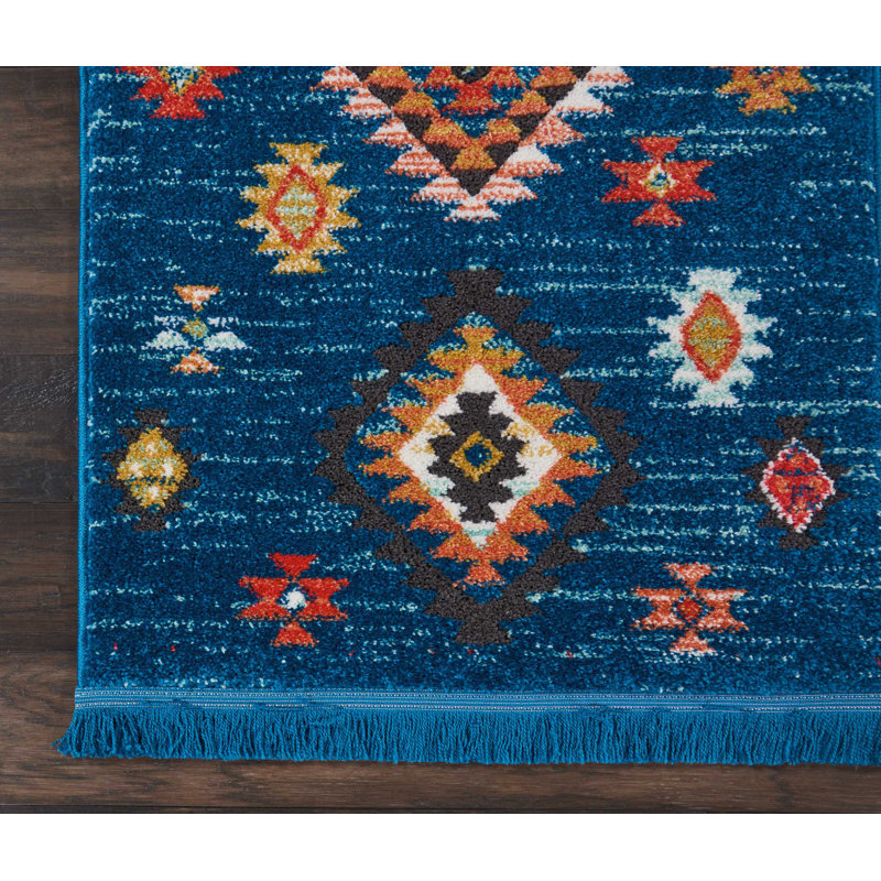 Pittsfield Southwestern Indoor Rug, Rectangle 9'3" x 13'