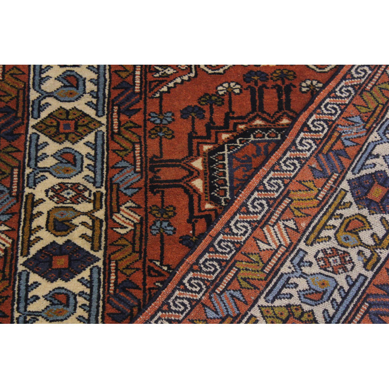 Tapis de couloir oriental en laine noué à la main 2 pi 9 po x 13 pi Gasconade