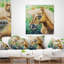 Grand cheval Hafliner - coussin à imprimé animal-29516973-29516977