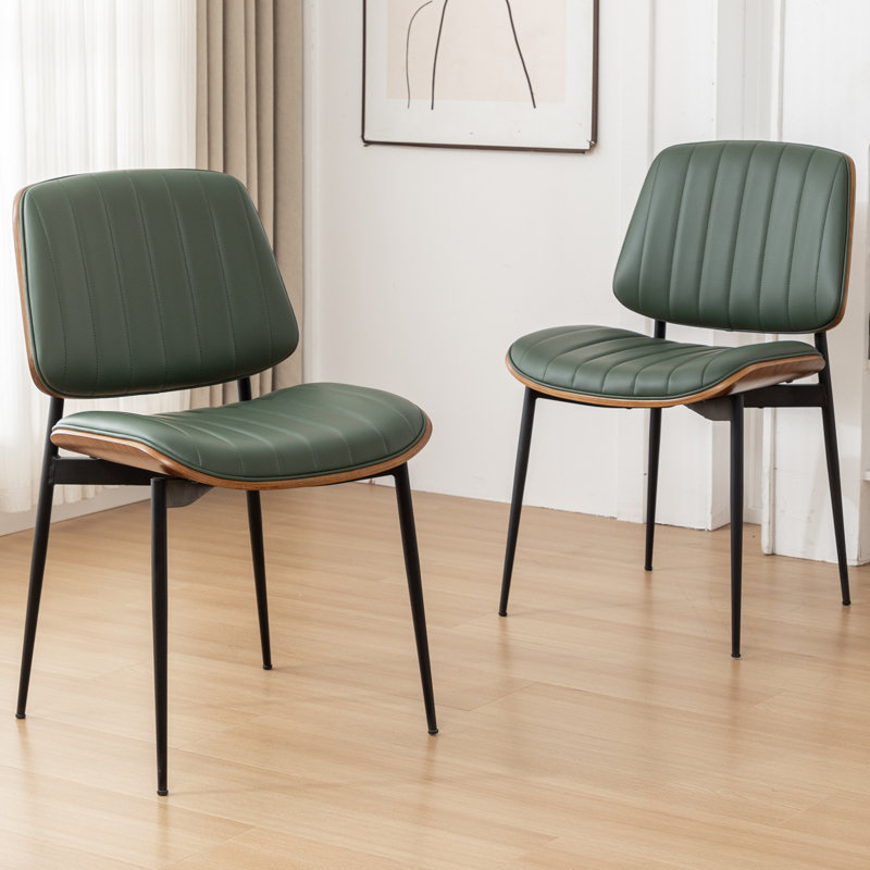 Orise Modern Upholstered Dining Chair, Green