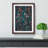 View of a Forest in Oslo Norway in Abstract - Picture Frame Graphic Art Print-55764018-55764019