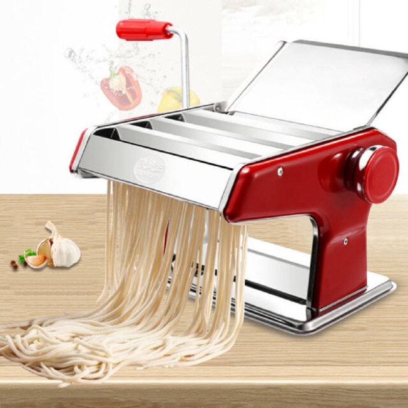 G-WELL Manual Pasta Maker with 3 Attachments