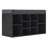 Shoe Storage Bench with Cushion, 10 Cubbies and Seating-89212137