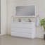 Arjina 60'' Double Bathroom Vanity with Solid Surface Top-906143655
