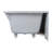 Kingston Brass Aqua Eden 48-Inch Acrylic Rectangular 3-Wall Alcove Tub, Drain Hole-49719166