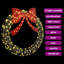 vidaXL Wreath with 80 LEDs PET-1548798085-1548798087