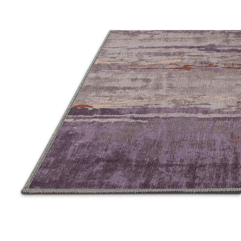Tapis gris lavable à la machine