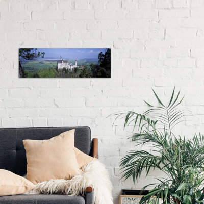 Neuschwanstein Palace Bavaria Germany - No Frame Panoramic Print on Canvas