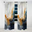 Gailey - Peinture abstraite rideau occultant en velours - 1 panneaux-2005976517