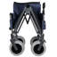Chariot pliant 3 en 1 avec siège de banc - capacité de 500 lb, pneus de plage de 9 po x 4 po pour le camping et la plage-118504385