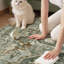Tapis de couloir vert délavé-129497914-130544539