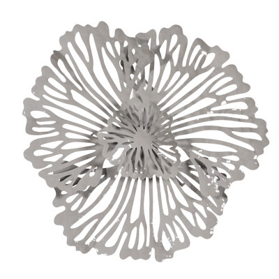 Flower Wall Art Extra Small Metal