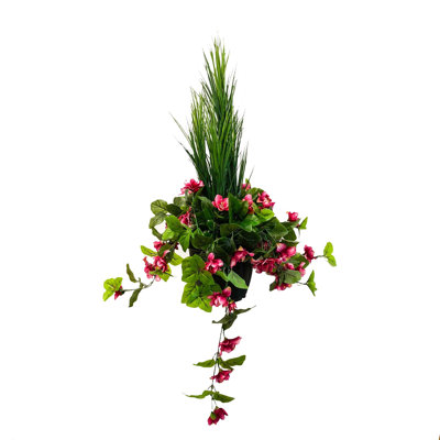 Arrangement floral azalée en panier