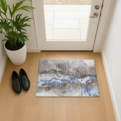 Premium Machine Washable Varroville AMF1712 Abstract Rug
