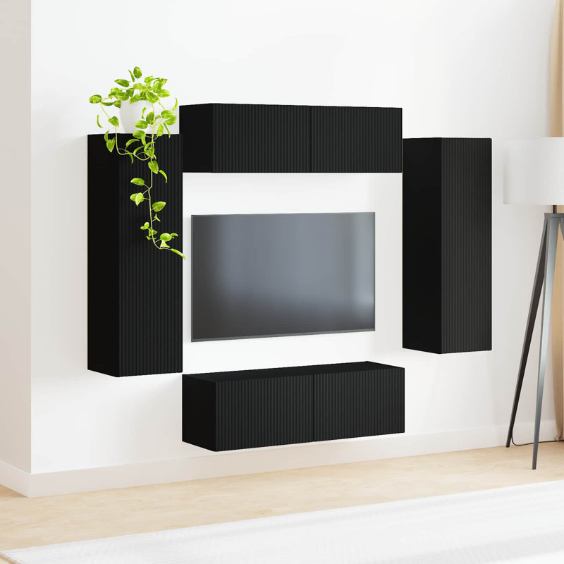 TV Stand for TVs up to 77", Black