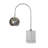 Gideon 1-Light Chrome Arched Table Lamp With Crystal Base-30103942