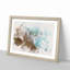 The Cliffs of the Jurassic Coast Watercolour - Picture Frame Graphic Art Print-56740561-56740559