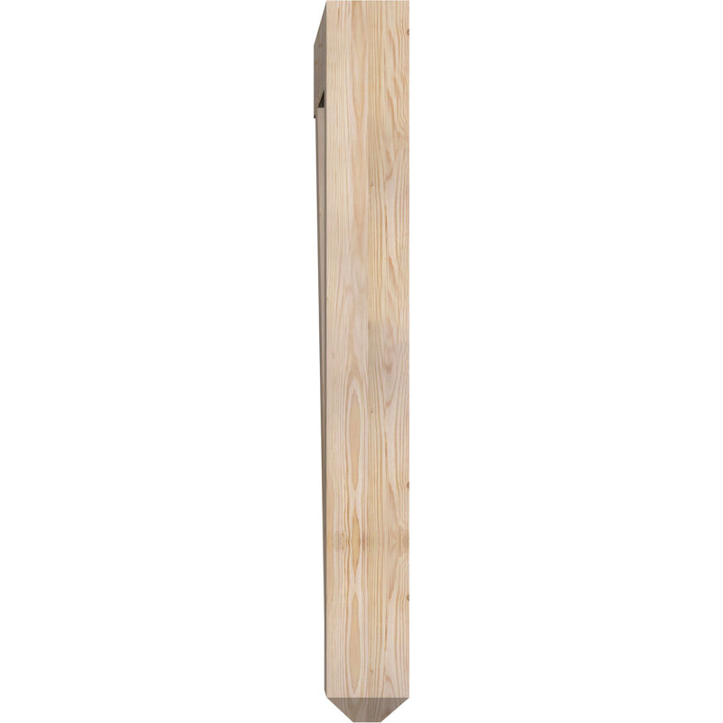 Support lisse pour artisan olympique, Sapin de Douglas, H 48 po x l 5,5 po x P 36 po