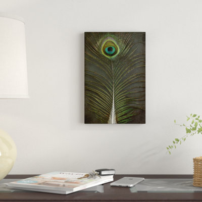 «Peacock Feather II», reproduction sur toile