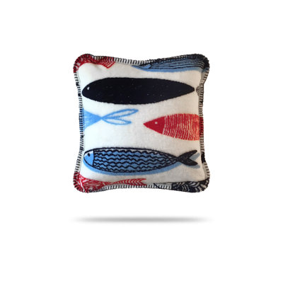 Upstream Swimming Throw Pillow