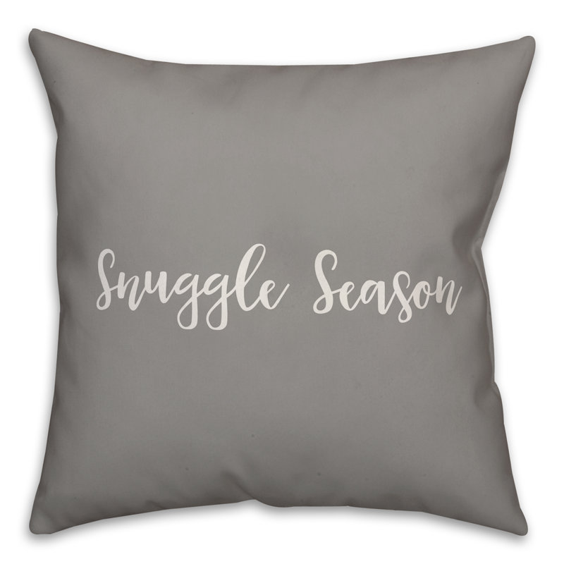  Coussin Snuggle Season, Gris, Coussin et housse de coussin