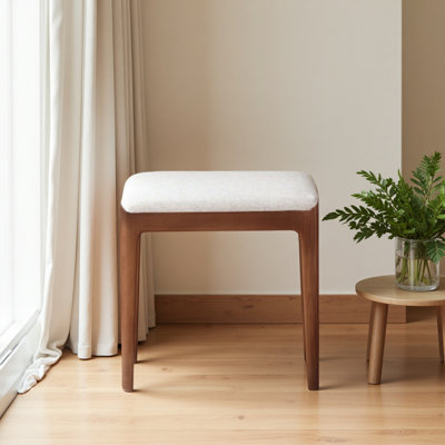 Solid Wood Bedroom Vanity Stool