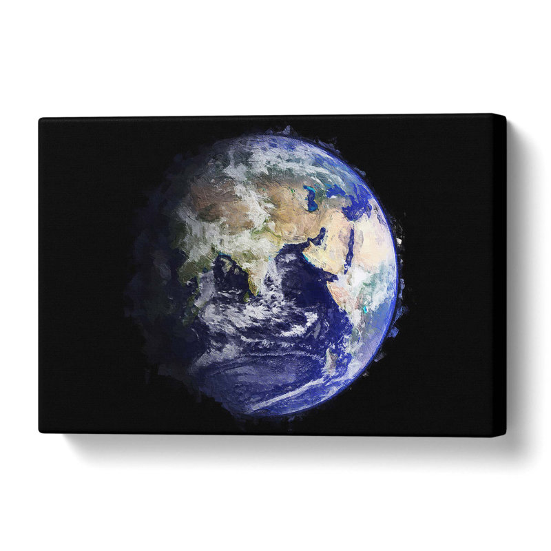 Planet Earth in Space - Wrapped Canvas, 50.8 cm H x 76.2 cm W