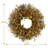 24 " Handmade Foam and Polyester Wreath