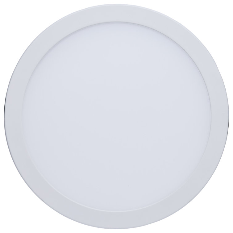 20 Watt 8 Inch LED Direct Wire Downlight Remote Driver CCT Selectable Dual Dimming Flat Face
