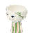 Eva Vase, Green, H: 9.3"