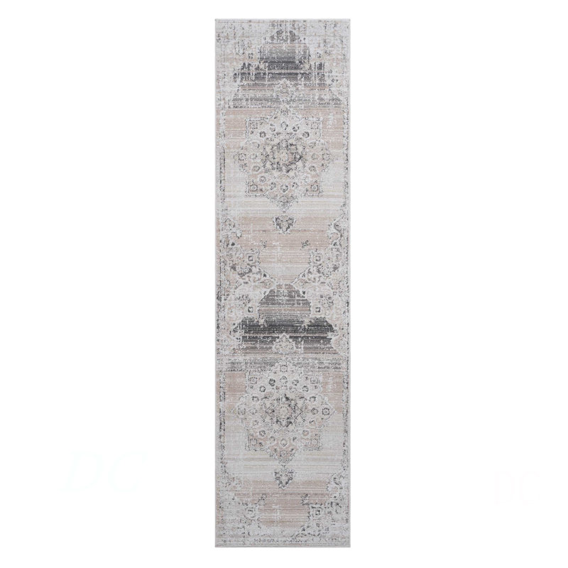 Collection 2X8 Medallion Runner Rug, Runner 2'2" x 8'