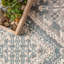 Tapis bleu à motif de performance Southwestern Shawna-361530125