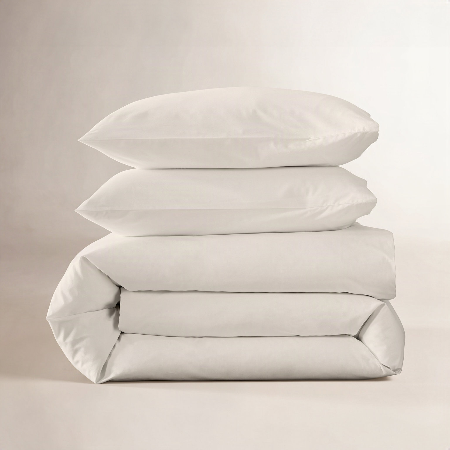 Emrik Cotton Duvet Cover Set, Twin / Twin XL Duvet Cover + 1 Pillow Shams, Sand