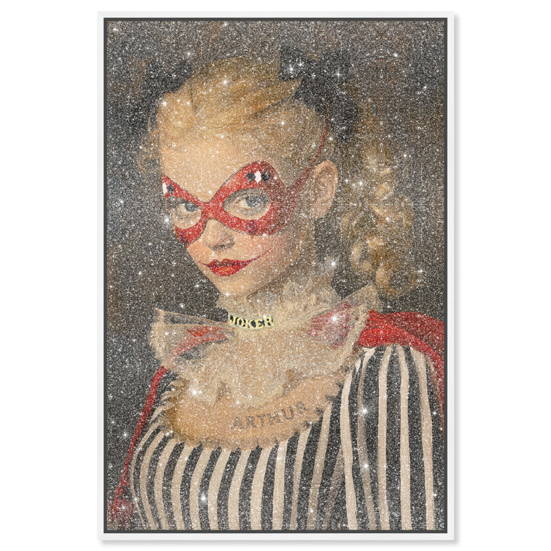 Lace and Trickery Canvas Movies and Television Print by Oliver Gal, 16.5"H x 11.5"W, Black Frame