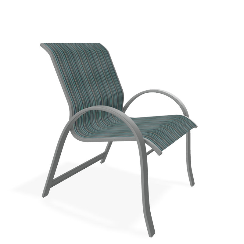 Fauteuil de salle à manger empilable Hiraku, Vignoble, Graphite