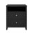 Watauga 26.8" 2 Drawer Nightstand with Storage 