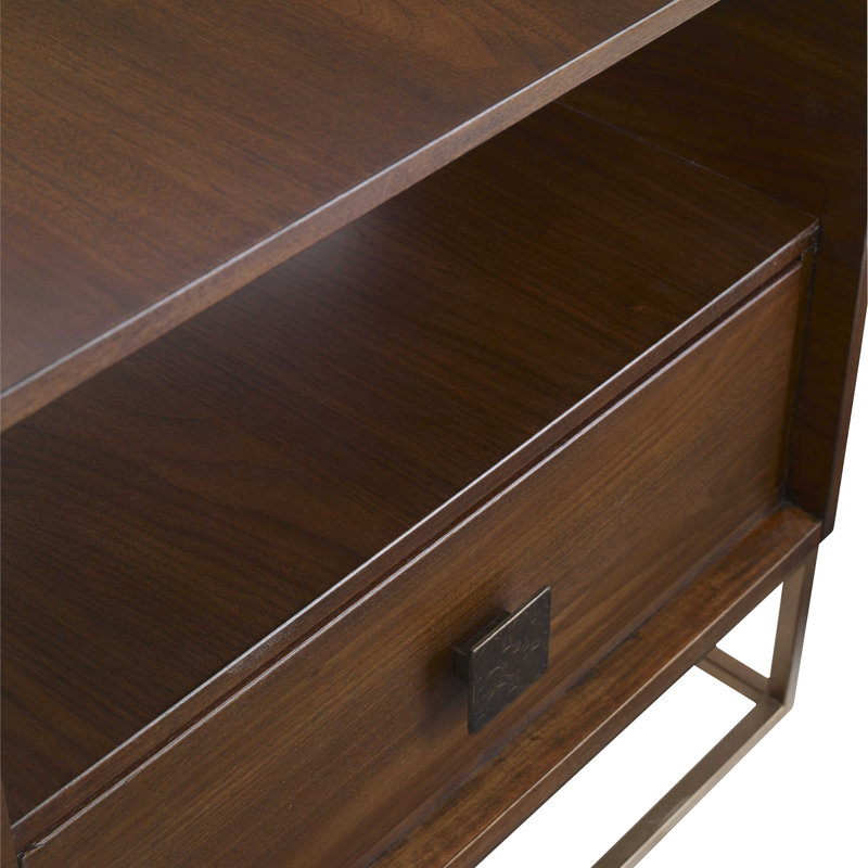 Table de bout avec rangement Yedinak