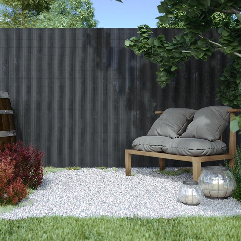 Lila PVC Fence: Easy Install, Sunblock & Child-Safe, 3m x 1.5m