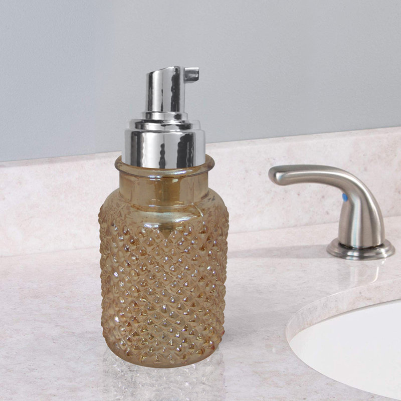 Distributeur de savon Rainbow Luster, Ambre