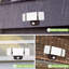 3-head 12-watt Motion Activated Outdoor Integrated Led Area 1500 Lumens Battery Operated Light