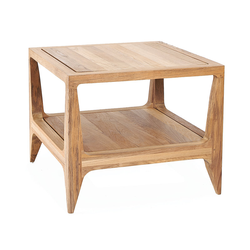 Limited 300 Outdoor Square Teak Side Table