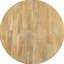 Table ronde en bois naturel délavé avec rallonge, 16 po, fabrication solide, pouvant accueillir jusqu'à 6 personnes-935251034-935251036