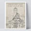"Affiche de Bouddha, impression inspirée de lotus" sur papier-98299268-98299269