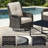 Wicker 5 - Person Patio Conversation Set with Cushions-871569534