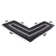 Tapis décoratif gris à motifs géométriques McClure